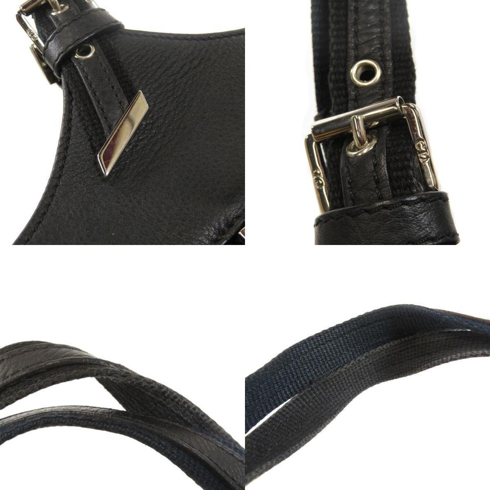 Christian Dior Trotter Pattern Handbag Canvas Black - Picture 8 of 9